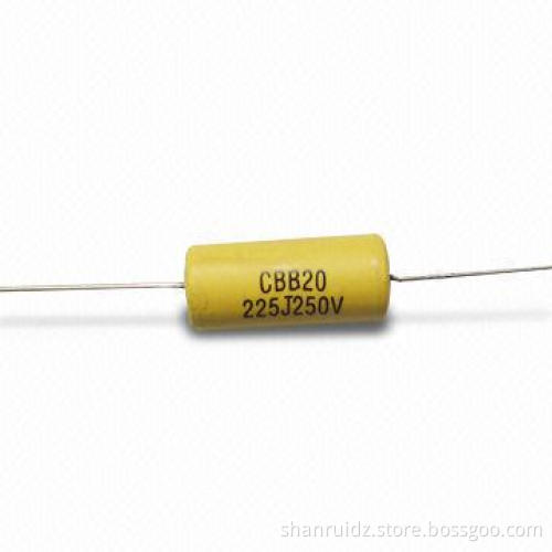Axial-type MPT Metalized Polypropylene Film Capacitor with Very Low-loss at High-frequency